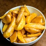 Zelfgemaakte friet airfryer